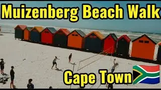 Muizenberg Beach Walk 🇿🇦 | Stunning Cape Town Ocean Views & Surf Vibes