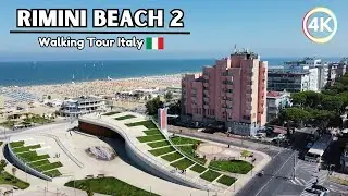 Rimini Beach Italy | Rimini Beach Walk Part 2 | Rimini Summer 2024 | Rimini Beach Vlog