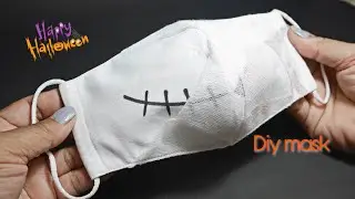 Halloween fancy mask diy|mask making ideas|easy sewing|Maejam maaja