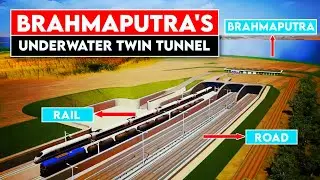 BRAHMAPUTRA's Underwater Marvel: Assam's Dual-use Rail- Road Tunnel