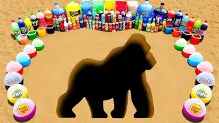 Как сделать Кинг-Конга из Orbeez и цемента, Фанта, Mountain Dew, сравнение Coca-Cola и Mentos, а ...