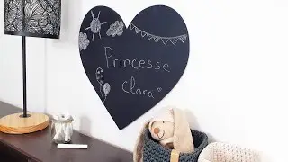 PEINTURE ARDOISE pour d&eacute;corer votre int&eacute;rieur. Parfait pour une chambre d'enfant !