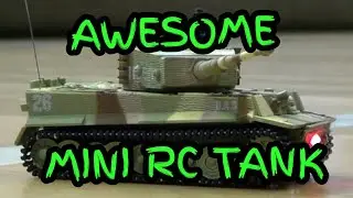 MICRO RC TANK | RADIO CONTROLLED ARMY TANK | 1/72 SCALE FULLY FUNCTIONAL RC TANK