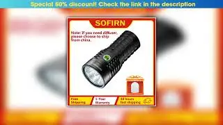 Best Seller Sofirn Q8 Plus Super Powerful LED Flashlight 16000lm USB C Rechargeable 21700 Anduril 2