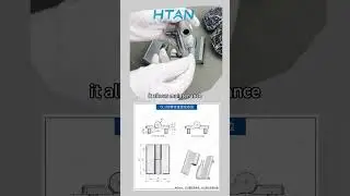 Screw-Mounted Concealed Removable Industrial Hinge