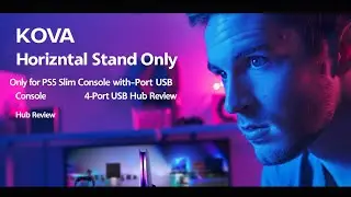 🎮 KOVA Horizontal Stand Only for PS5 Slim Console with 4-Port USB Hub Review 🎮