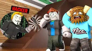 My Friend's HACKING In Roblox Murder Mystery