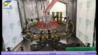 CX-CXP Ultrasonic bottle washing machine | beer bottle cleaning machine | glass bottle washer