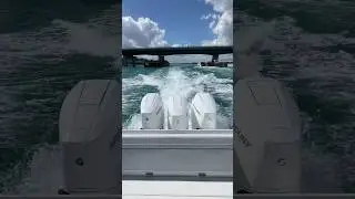 Calm day out of Haulover inlet on an Intrepid 407 Panacea!