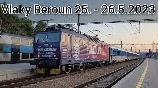 Vlaky Beroun 25. - 26.5.2023