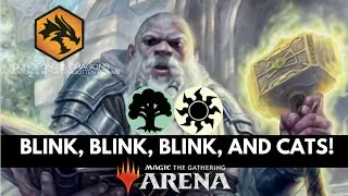 Selesnya Blink | MTGA Forgotten Realms 2022 Standard Bo1 | Blink and Lifegain!