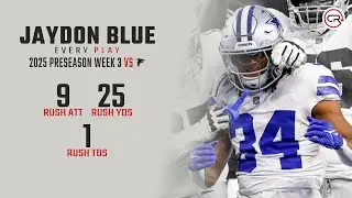 Jaydon Blue Preseason Week 3 Highlights | Every Run vs Falcons