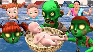 PAAGAL BABU 23 | Gaw Me Baadh aur Zombie Cartoon Video | pagal beta | cs bisht 