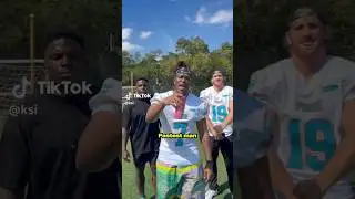 KSI does a sprinting test with Tyreek Hill 😂