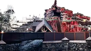 Splash Mountain Under Construction at Magic Kingdom