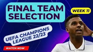 CHAMPIONS LEAGUE FANTASY MATCHDAY 11 | TEAM SELECTION | BEST TRANSFERS  UCL FANTASY