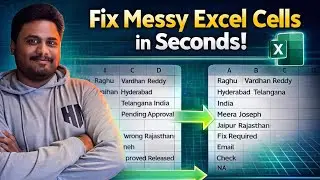 Fix Messy Excel Cells FAST &ndash; Complete Step-by-Step Guide! #exceltips #productivity #learnexcel