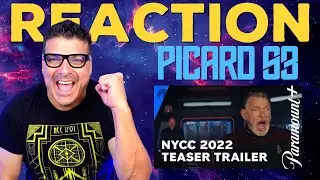 PICARD S3 - NYCC TEASER TRAILER REACTION!!! | Star Trek | Paramount Plus