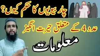 چار بیویاں کیوں؟ | عدد4 کے بارے میں حیرت انگیز حقائق | Why Only Four Wives? | Secret of Digit Four