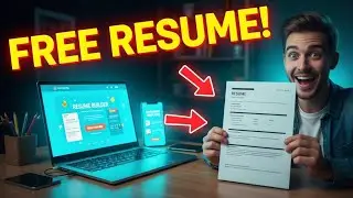 🔥 How to Make a Resume 2025 | Free Resume Builder Websites | Mobile & Laptop
