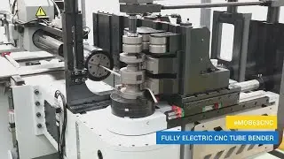 Fully Electric CNC Tube Bending Machine -  eMOB63CNC - Jet Fuel Lines Application  | AMOB