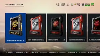 Madden 18 Ultimate Team Gauntlet Reward Pack Opening - 15 New Gauntlet Solos - Elite player rewards