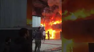 fire 🔥 break out in kashmir barzulla 😭#islam #islamic #muslim #fire #kashmir