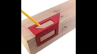 Aluminum Alloy square - Miter Scriber T Ruler 45/90 Degree Angle Ruler Angle Protractor