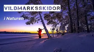Med vildmarksskidor i Naturen - Vlogg