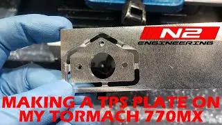 Tormach 770MX CNC Time Lapse Cutting FCR41 TPS Adapter Plate