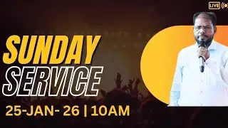 Sunday Service | 10AM | GFC Church | Pas Amarnath Garu | Oldcity.