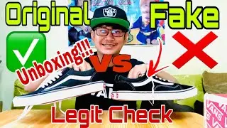 Unboxing Vans Old Skool||Legit Checking||Paano Malalaman kung Orig o Fake ang Vans!?