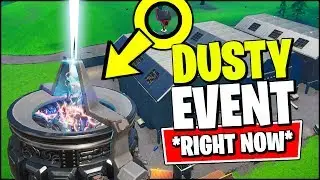 DUSTY DEPOT EVENT IS HAPPENING *RIGHT NOW* (Fortnite RIFT ZONE Dusty Divot GAMEPLAY STAGE ONE)