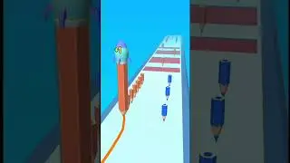 color pencil run 3d game || #shorts #puzzlegame #playgames #shortvideo