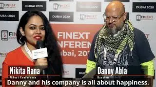 Best Female Emcee In India Nikita Rana anchoring for Mr. Danny Abla: Founder & CEO &ndash; Bankiom