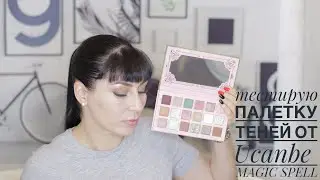И снова бюджетная косметика! Тестирую палетку теней Magic spell с AliExpress от Ucanbe