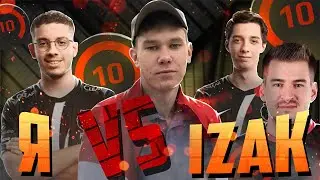 Попался с игроками FURIA: KSCERATO и VINI / Играю против стримера : Izak . Road to 3kelo