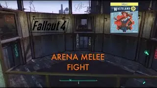 Fallout 4 - Wasteland Workshop - Big Arena - Settlers Melee Fight