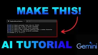 [TUTORIAL] How to make your own CUSTOM Discord Username Checker! (English) - Using AI