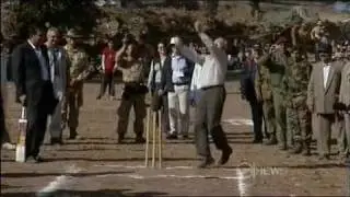 John Howard bowling