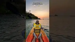 #goa | Kayaking 🛶 at Palolem Beach Goa | Must Try | #goatrip #travel #india #nature #beach