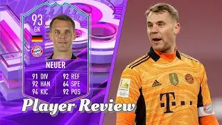5 ⭐️ SKILL MOVES GK?! MANUEL NEUER FUT BIRTHDAY PLAYER REVIEW! 93 RATED! FIFA 22 ULTIMATE TEAM!