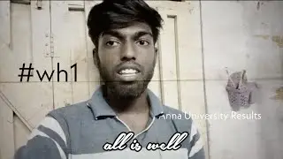 #annauniversityresults #wh1 #wh6 | Anna university results 2021 wh1, wh6 for most peoples | Positive