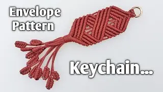 Macrame Keychain  ✉️  Envelope Pattern | Macrame Tutorial for beginners