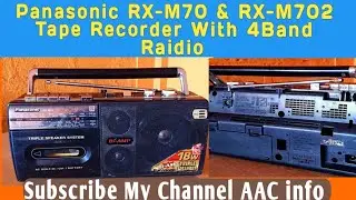 Panasonic RX-M70 & RX-M702 With 4 Band Raidio 10/10 Condition Available