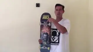 Frankie Hill demo of SkateHoarding wall display for skateboard completes