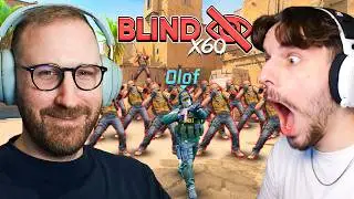I Took On 60 BLIND Players With Dima