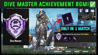 HOW TO COMPLETE DIVE MASTER ACHIEVEMENT IN BGMI 🔴 CONQUERED THE STEPWELL 1 TIME BGMI NEW ACHIEVEMENT