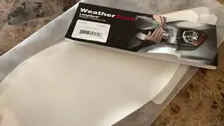 New style WeatherTech LampGuard is not thick, difficult to install.