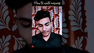 EXAM TIPS :- This is the way to write answers #studytips #examtipsandtricks #exampreparation